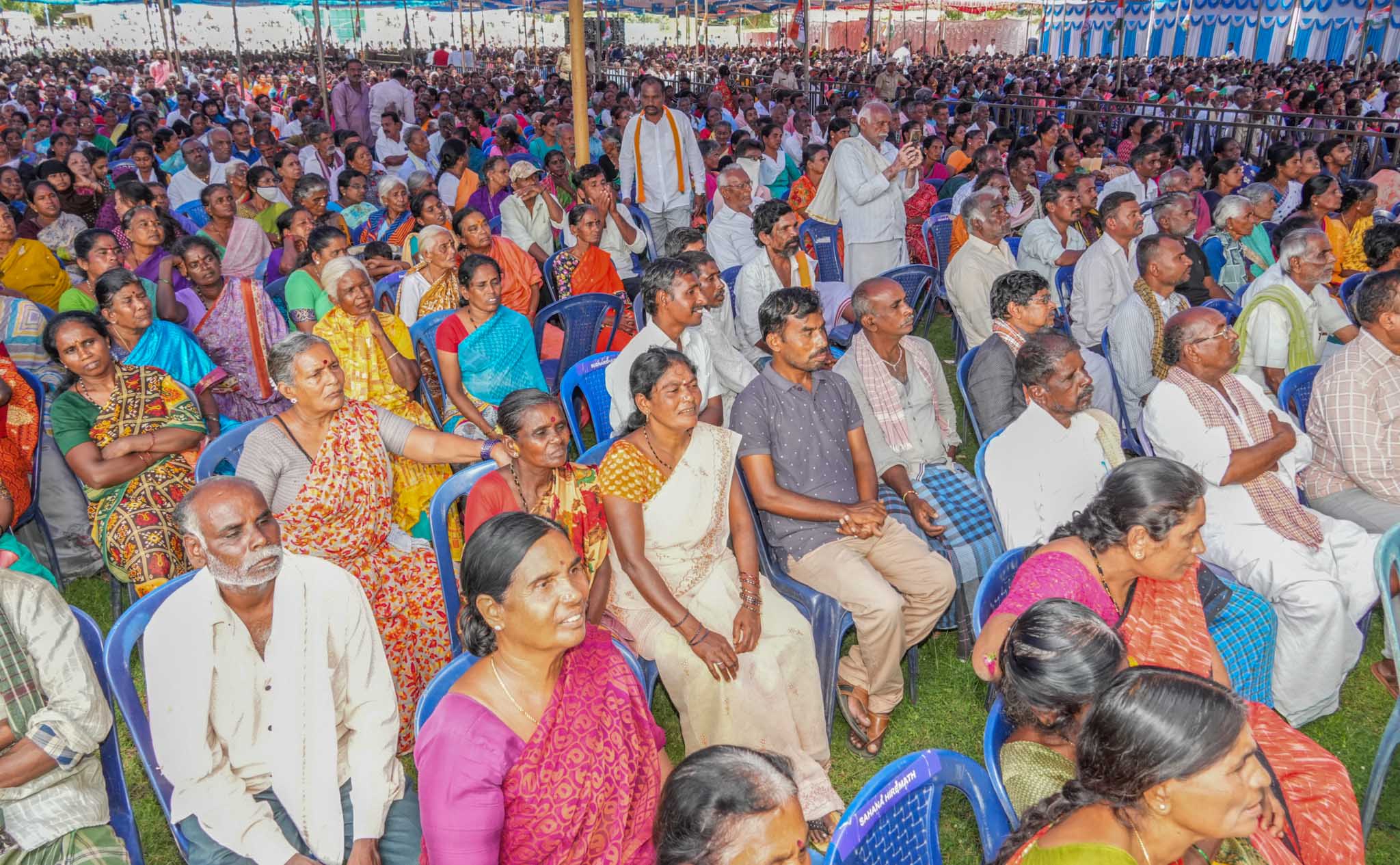 ಜನಾಂದೋಲನ ಸಮಾವೇಶದಲ್ಲಿ ಪಾಲ್ಗೊಂಡಿದ್ದ ಸಭಿಕರು
