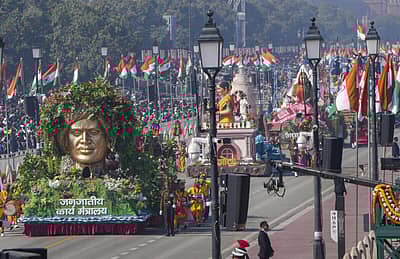 ಕರ್ತವ್ಯಪಥದಲ್ಲಿ ನಡೆದ ಗಣರಾಜ್ಯೋತ್ಸವ ಪಥಸಂಚಲನದಲ್ಲಿ ಸಾಗಿದ ಬುಡಕಟ್ಟು ವ್ಯವಹಾರಗಳ ಸಚಿವಾಲಯದ ಸ್ತಬ್ಧಚಿತ್ರ