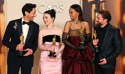 ಅತ್ಯುತ್ತಮ ನಟ ಪ್ರಶಸ್ತಿ ವಿಜೇತ ಆಡ್ರಿಯನ್ ಬ್ರಾಡಿ , ಅತ್ಯುತ್ತಮ ನಟಿ ಪ್ರಶಸ್ತಿ ವಿಜೇತೆ ಮೈಕಿ ಮ್ಯಾಡಿಸನ್, ಅತ್ಯುತ್ತಮ ಪೋಷಕ ನಟಿ ಪ್ರಶಸ್ತಿ ವಿಜೇತೆ ಜೊ ಸಲ್ಡಾನಾ ಮತ್ತು ಅತ್ಯುತ್ತಮ ಪೋಷಕ ನಟ ಪ್ರಶಸ್ತಿ ವಿಜೇತ ಕೀರನ್ ಕುಲ್ಕಿನ್.