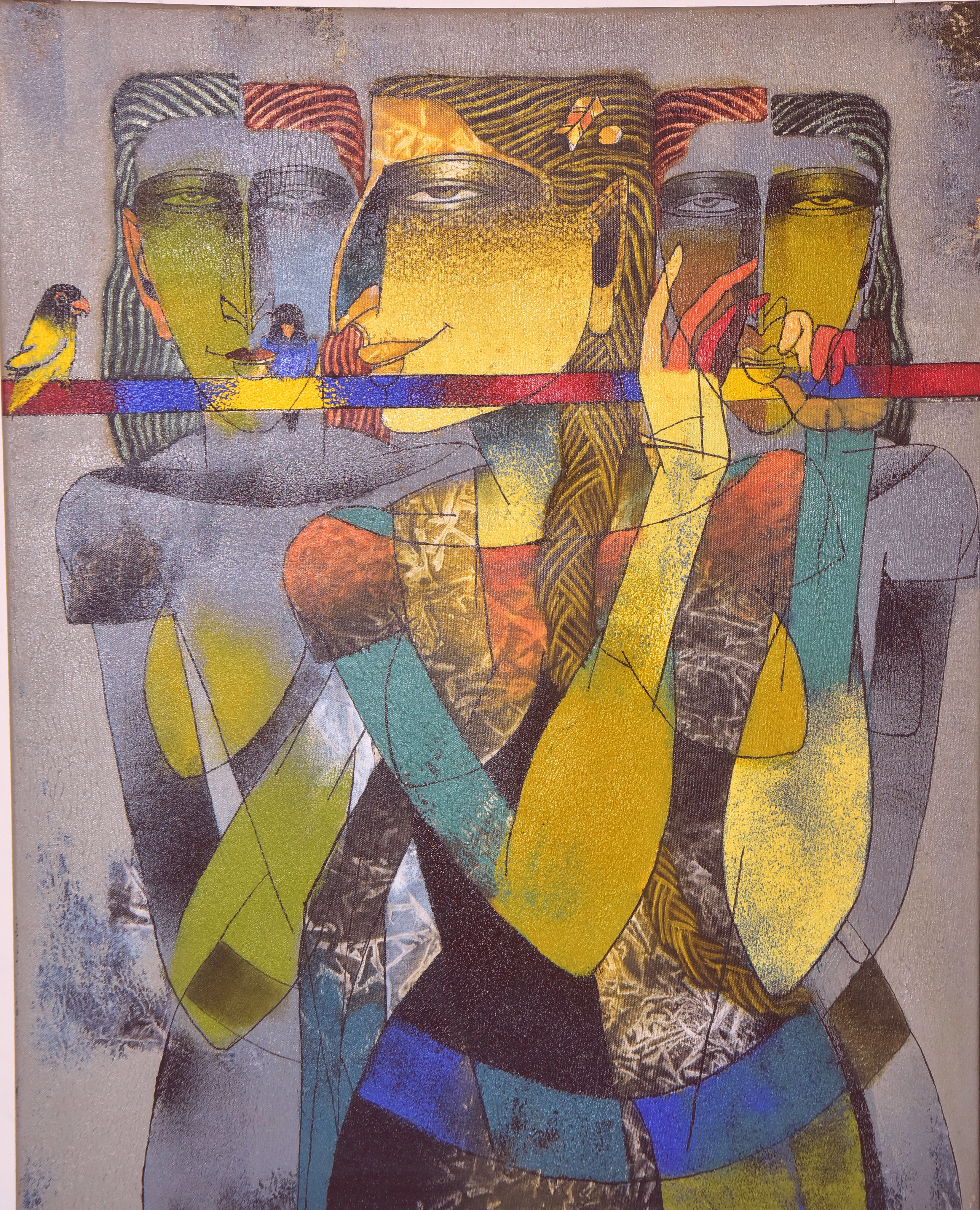 ದಯಾನಂದ ಕಾಮಕರ್ ಅವರ ಸಮಕಾಲೀನ ಕಲಾಕೃತಿ