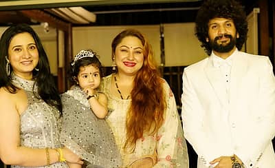 ನಟ ಭುವನ್ ಪೊನ್ನಣ್ಣ ಹಾಗೂ ಹರ್ಷಿಕಾ ಜೊತೆಗೆ ಪ್ರಿಯಾಂಕಾ ಉಪೇಂದ್ರ.