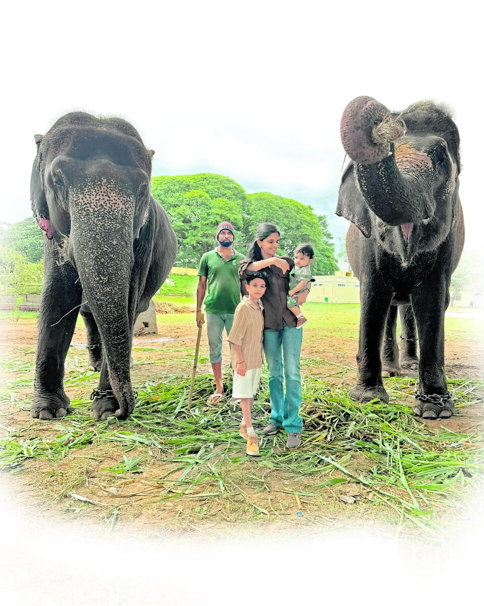 ಅಪ್ಪ– ಅಮ್ಮನ ಜೊತೆ ಪುಟಾಣಿ ಆದ್ಯವೀರ್