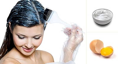 ನೆಲ್ಲಿಕಾಯಿ ಹಾಗೂ ಮೊಟ್ಟೆ ಹೇರ್ ಪ್ಯಾಕ್ಮೊಟ್ಟೆಯಲ್ಲಿ ಪ್ರೊಟೀನ್, ನೆಲ್ಲಿಕಾಯಿಯಲ್ಲಿ ವಿಟಮಿನ್ ಸಿ ಅಂಶವಿದೆ. 2 ಚಮಚ ನೆಲ್ಲಿಕಾಯಿ ಪುಡಿ ಹಾಗೂ 2 ಒಡೆದ ಮೊಟ್ಟೆಯ ಬಿಳಿ ಭಾಗವನ್ನು ಸೇರಿಸಿ ಚೆನ್ನಾಗಿ ಮಿಶ್ರಣ ಮಾಡಿಕೊಂಡು ಕೂದಲಿಗೆ ಹಚ್ಚಿ 1ಗಂಟೆ ಬಿಟ್ಟು ಸ್ನಾನ ಮಾಡುವುದರಿಂದ ಕೂದಲ ಬೆಳವಣಿಗೆಗೆ ನೆರವಾಗಲಿದೆ.