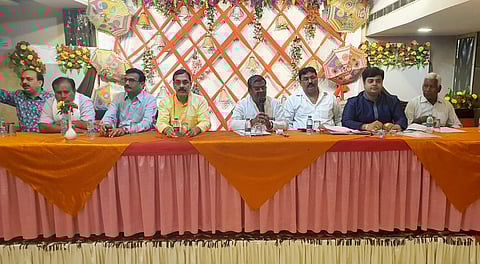 उत्तर प्रदेश उद्योग व्यापार मंडल के प्रदेश महामंत्री व व्यापारी कल्याण बोर्ड की प्रेस कॉन्फ्रेंस का आयोजन