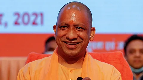 योगी आदित्यनाथ ने भाजपा कार्यालय में प्रेस कॉन्फ्रेंस में गिनाई प्रदेश सरकार की उपलब्धियां