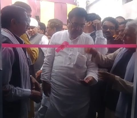 भांडेर कांग्रेस कार्यालय का पूर्व मंत्री जिला संगठन प्रभारी मुकेश नायक जी ने किया शुभारभ्भ