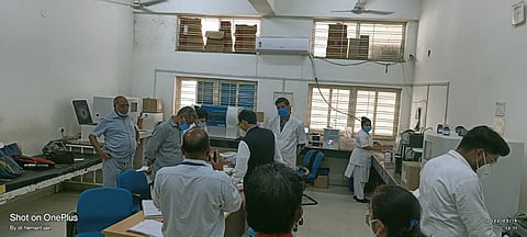 मेडिकल कॉलेज दतिया में दो सदस्यीय टीम ने किया एमडी सीट्स के लिए निरीक्षण