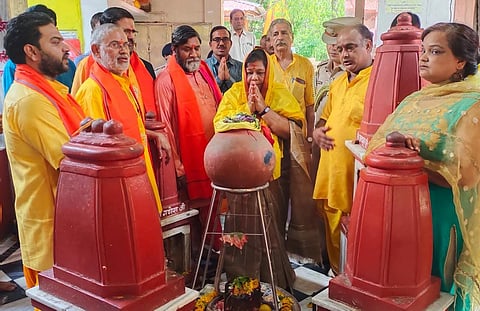दतिया पहुंची छत्तीसगढ़ के राज्यपाल
