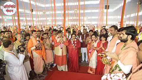 राम मंदिर में ध्वजारोहण और भारत उत्कर्ष महायज्ञ की पूर्णाहुति, नोएडा में 11 लाख श्रद्धालुओं ने रचा नया इतिहास