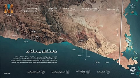 صوة جوية لـ 12 وجهة سياحية فاخرة في مشروع مقنا