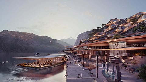 بحيرة تروجينا في مشروع نيوم