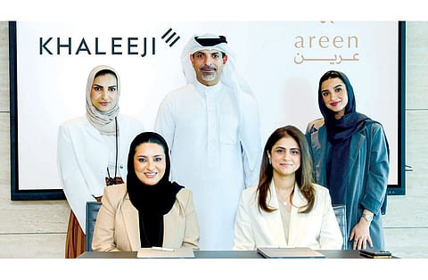 تمت مراسم التوقيع في مقر خليجي ببرج «GFH»