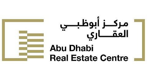 شعار مركز أبوظبي العقاري