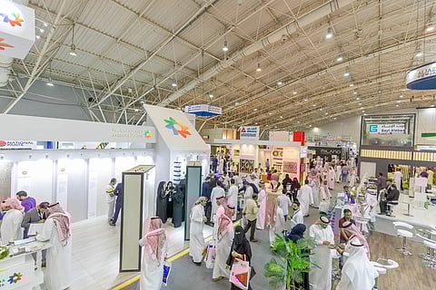 من فعاليات المعرض السعودي السابق للبناء