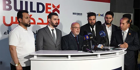 وزير الاقتصاد السوري خلال جولته بالمعرض