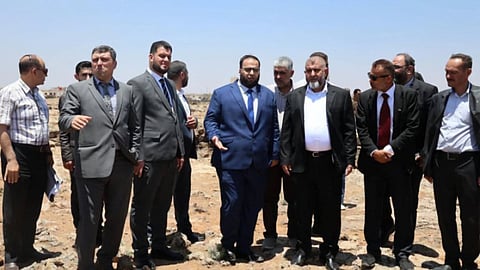 خلال جولة ميدانية لأحد المواقع بدرعا