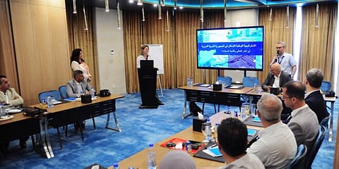 خلال ورشة العمل لمناقشة إعداد تقرير لحالة الإسكان في سوريا
