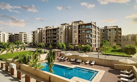 أحد التجمعات السكنية في العاصمة المصرية القاهرة