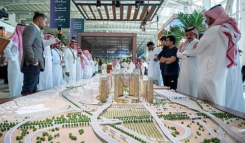 أحد المعارض العقارية في السعودية
