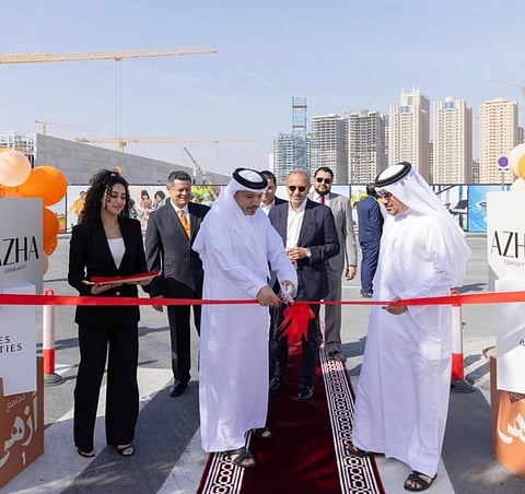 خلال افتتاح تسليم المرحلة الأولى من مشروع "مجتمع أزهى" في عجمان