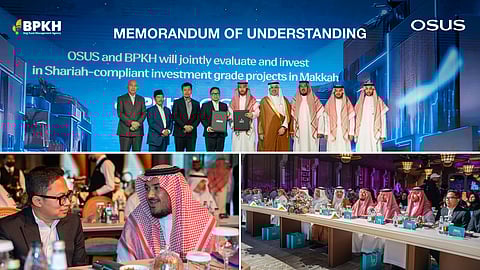 خلال توقيع مذكرة التفاهم بين شركة "أسس" وصندوق الحج الإندونيسي