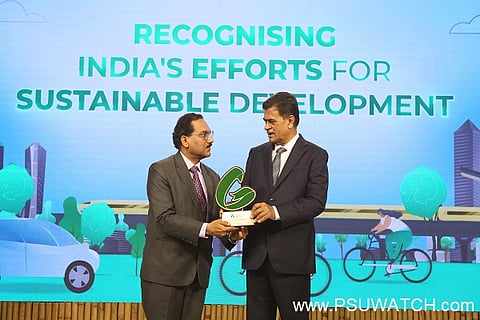 REC felicitated with Green Ribbon Champions Award