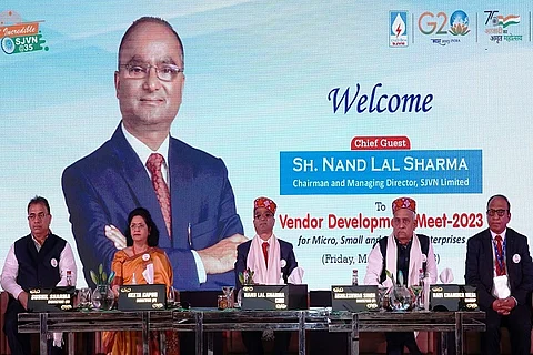 SJVN CMD NL Sharma inaugurates Vendor Development Meet for MSMEs