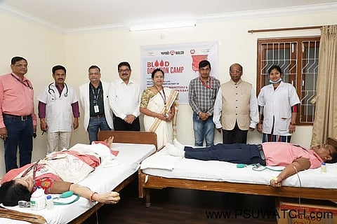 NALCO organises voluntary blood donation camp