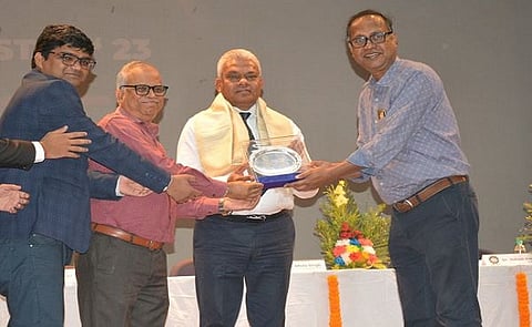 NCL CMD Bhola Singh conferred with TMES Lifetime Achievement Award