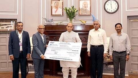 HAL pays 2nd interim dividend of Rs 502.58 crores to Govt