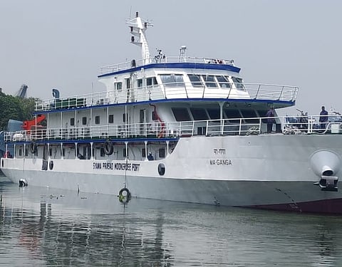 GRSE completes refit of PV Ma Ganga in strategic partnership with Sashastra Seema Bal Police Kalyan