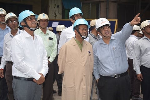 Steel Min Secretary visits SAIL BSP, reviews performance of plant