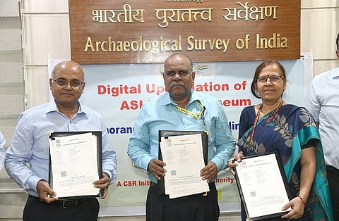 AAI, NCF, ASI sign MoU for digital upgradation of ASI Hampi Museum, Kamalapura