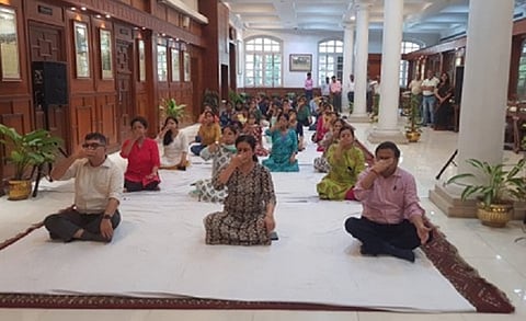 Balmer Lawrie celebrates the 9th International Day of Yoga