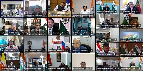 GMIS 2023: As many as 45 ambassadors and missions take part in the virtual meet