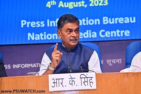 RK Singh (File Photo)