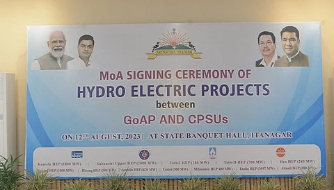 Arunachal signs pact with 3 PSUs for 11,523 MW hydropower projects