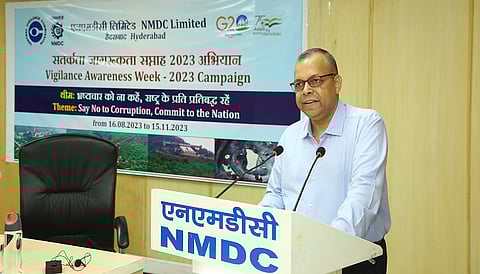 Vigilance Awareness Week 2023 campaign at NMDC