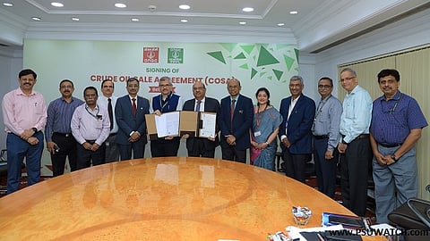 ONGC signs crude oil deal with MRPL