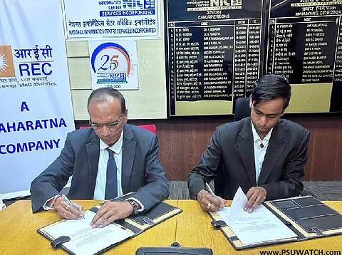 REC has signed an MoU with NICSI for various Information & Communications Technology