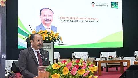 Oil India organises ESG conclave at FHQ, Duliajan (in pic- Pankaj Kumar Goswami, Director Operations, OIL)