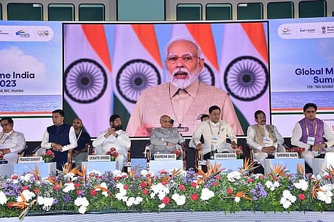 पीएम मोदी ने वीडियो कॉन्फ्रेंसिंग के माध्यम से ग्लोबल मैरीटाइम इंडिया समिट 2023 (GMIS 2023) के तीसरे संस्करण का उद्घाटन किया