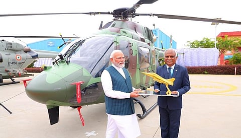 PM visits HAL facilities; appreciates HAL capabilities