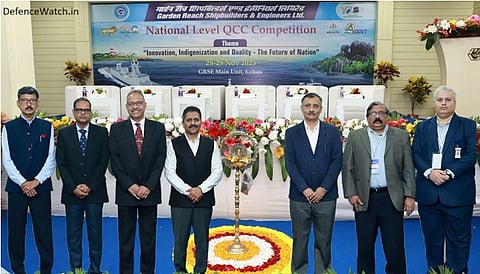 GRSE in association with the Society of Defence Technologists (SODET), organized the first-of-its-kind national level "Quality Concepts Circle (QCC) Competition - 2023