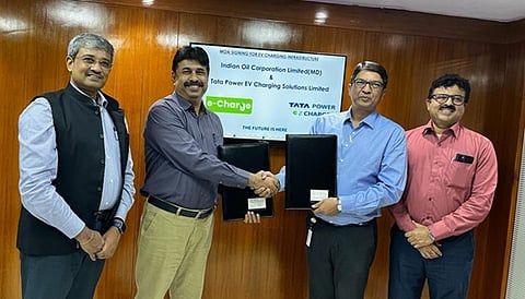 Tata Power, Indian Oil to deploy fast and ultra-fast EV charging points across India