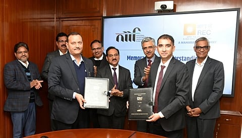 REC, NIIFL jointly to provide funding solutions for RE and infra projects