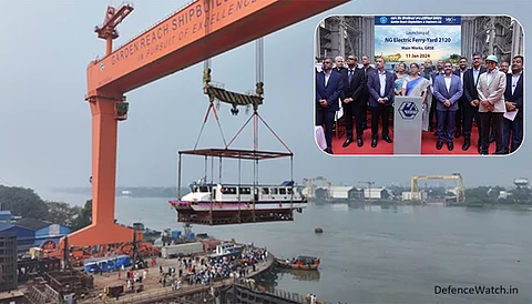 GRSE's next-generation (NG) electric ferry named ‘Dheu’ launched