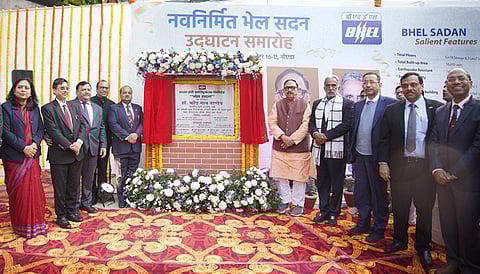 Minister of Heavy Industries inaugurates newly-constructed BHEL Sadan