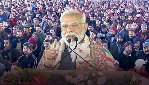 Day not far when Kashmir will get connected with Kanyakumari by rail, said PM Modi
