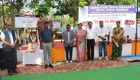 ISRO organises 'Space on the Wheels' exhibition at Bhavan’s NTPC Vidya Mandir